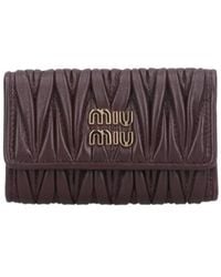 Miu Miu - Logo Key Case - Lyst