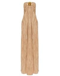 Cult Gaia - Sequoia Pleated Maxi Dress - Lyst