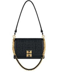 Givenchy - Logo Plaque Foldover Medium Crossbody Bag - Lyst