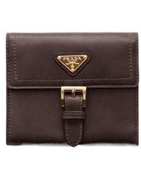Prada - Small Nappa Leather Wallet - Lyst