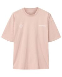 AllSaints - Emblem Short Sleeve Cotton T-Shirt - Lyst