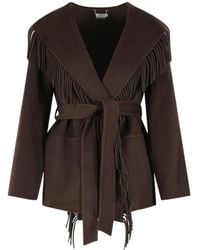 Jonathan Simkhai - Rowen Fringe-Trimmed Wool Jacket - Lyst
