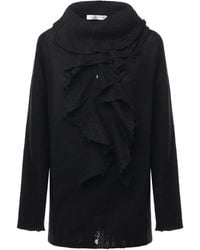 Dior - Ruffled Turtleneck Sweater - Lyst