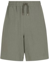 Giorgio Armani - Relaxed Fit Drawstring Shorts - Lyst