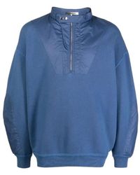 Isabel Marant - Half-Zip Panelled Sweatshirt - Lyst