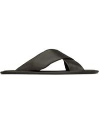 Saint Laurent - Carlyle Slip-On Slides - Lyst