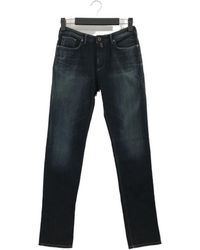 Armani Jeans - Logo Detail Jeans - Lyst