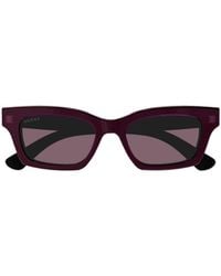 Gucci - Eyewear Cat-Eye Frame Sunglasses - Lyst
