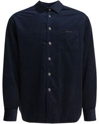 Prada - Corduroy Shirt - Lyst