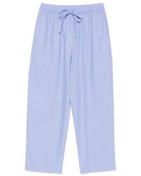 The Row - Miles Draped Silk-Twill Top - Lyst