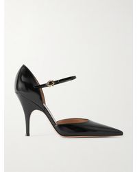Gianvito Rossi - Sofia D'Orsay Patent Leather Pumps - Lyst