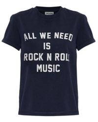 Zadig & Voltaire - Walko Slogan T-Shirt - Lyst