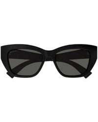 Gucci - Eyewear Cat-Eye Frame Sunglasses - Lyst