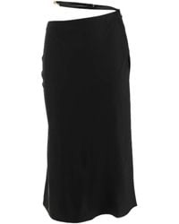 Jacquemus - High Waist Strap-Detailed Skirt - Lyst
