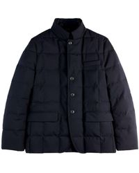 Fay - Quilted Button-Up Jacket - Lyst