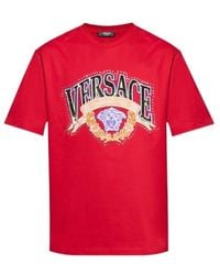 Versace - Sequin-Embellished Crew-Neck T-Shirt - Lyst
