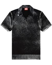 DIESEL - Short-Sleeved V-Neck T-Shirt - Lyst