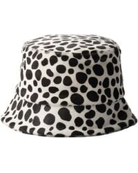Prada - Printed Calf-Hair Bucket Hat - Lyst