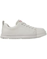 Camper - Junction Runner Leather Lace-Up Sneakers - Lyst