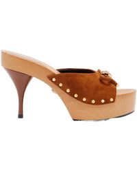 Versace - Opera Medusa High-Heeled Sandals - Lyst