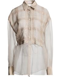 Brunello Cucinelli - Bright-Colored Long-Sleeved Shirt - Lyst