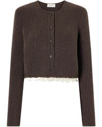 Magda Butrym - Crewneck Cropped Cardigan - Lyst
