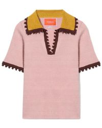 La DoubleJ - Picket Polo Top - Lyst