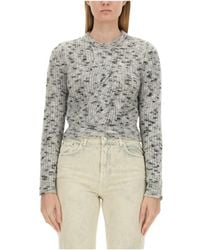 Moschino - Long-Sleeve Pullover Sweater - Lyst