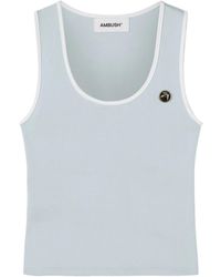 Ambush - Heart-Motif Cut-Out Sleeveless Top - Lyst