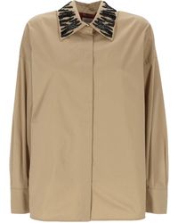 Max Mara - Studio Mstgene Button-Up Shirt - Lyst