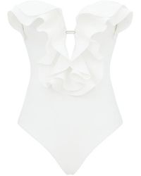 Zimmermann - Sleeveless One-Piece Swimsuit - Lyst