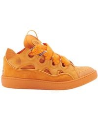 Lanvin - Logo-Laced Casual Sneakers - Lyst
