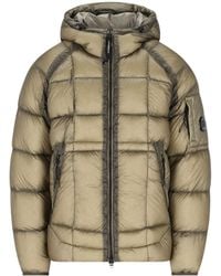 C.P. Company - Quilted Hooded Down Jacket - Lyst