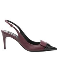 Sergio Rossi - Pointed High-Heeled Sandals - Lyst