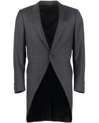 Canali - Single-Breasted Long-Sleeve Jacket - Lyst