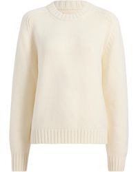 KHAITE - Long-Sleeved Crewneck Jumper - Lyst