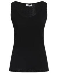 Max Mara - Solid Color Sleeveless Knit Top - Lyst
