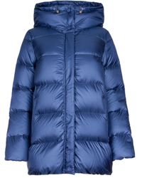 iBlues - Cristin Hooded Quilted Coat - Lyst