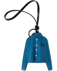 Miu Miu - Logo-Printed Trick Keychain - Lyst