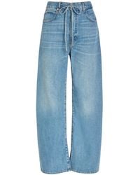 FRAME - High-Waisted Wide-Leg Jeans - Lyst