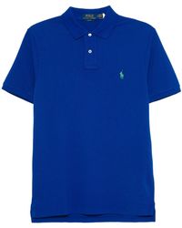 Polo Ralph Lauren - Logo Embroidered Short-Sleeved Polo Shirt - Lyst