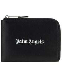 Palm Angels - Logo Printed Zipped Wallet - Lyst