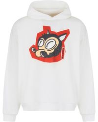 Marni - Graphic-Print Hoodie - Lyst