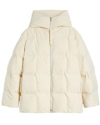 Jil Sander - Zip-Up Hooded Down Coat - Lyst
