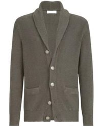 Brunello Cucinelli - Malfilé-Cotton English-Rib Cardigan - Lyst
