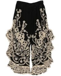 Sea - Gracelyn Lace-Trimmed Trousers - Lyst