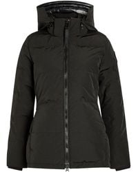 Canada Goose - Waisted Hooded Down Coat - Lyst