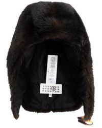 MM6 by Maison Margiela - Faux Fur Hat - Lyst