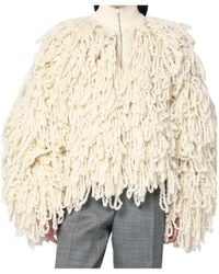 Stella McCartney - Fringed Oversized Coat - Lyst