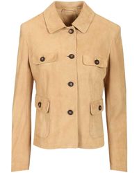 Tagliatore - Long-Sleeved Button-Up Jacket - Lyst